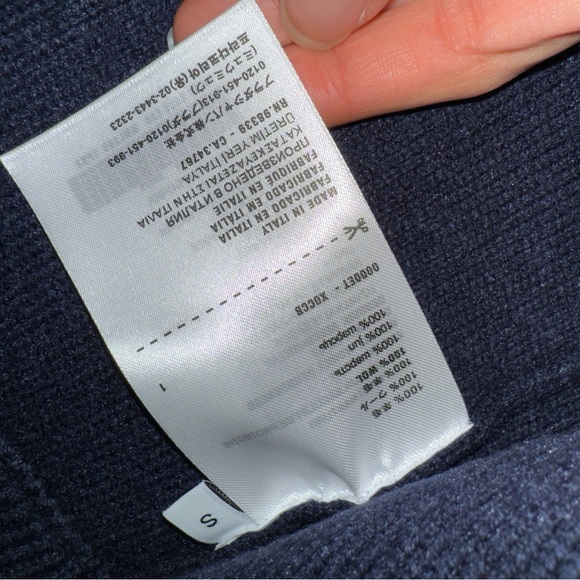 ❌SOLD❌Miu miu cardigan zipper navy - Picture 9 of 10